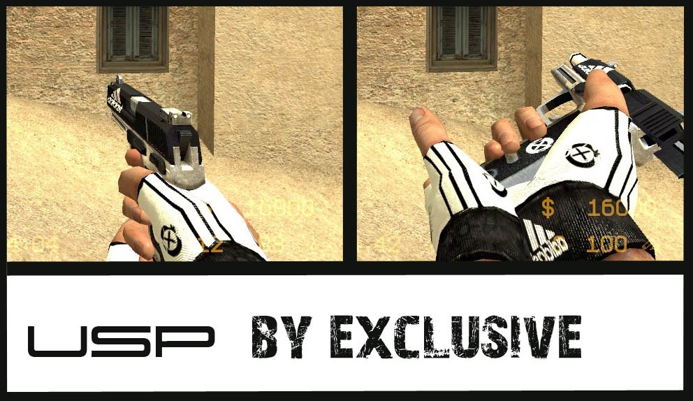 USP Adidas Black/White